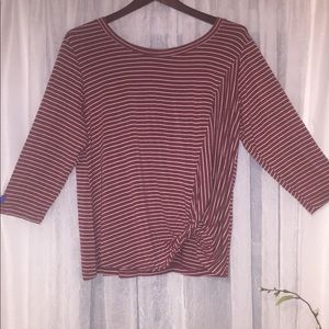 W5 3/4 sleeve top size XLrg.
